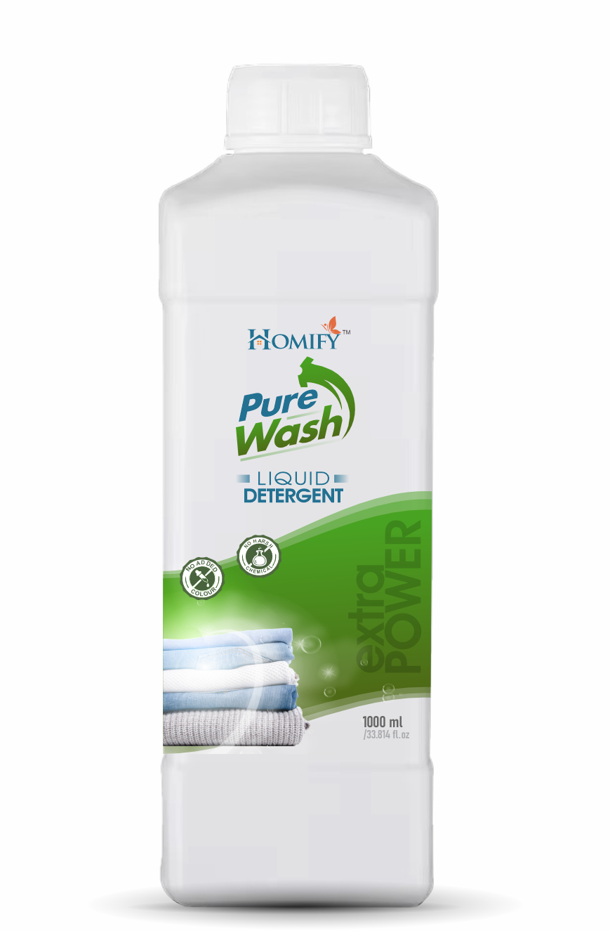 PURE WASH (LIQUID DETERGENT)-1 LITER
